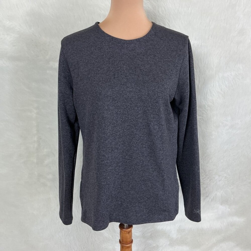 Arc'Teryx Purple Gray Heather Long Sleeve Women's Laina Sweater S